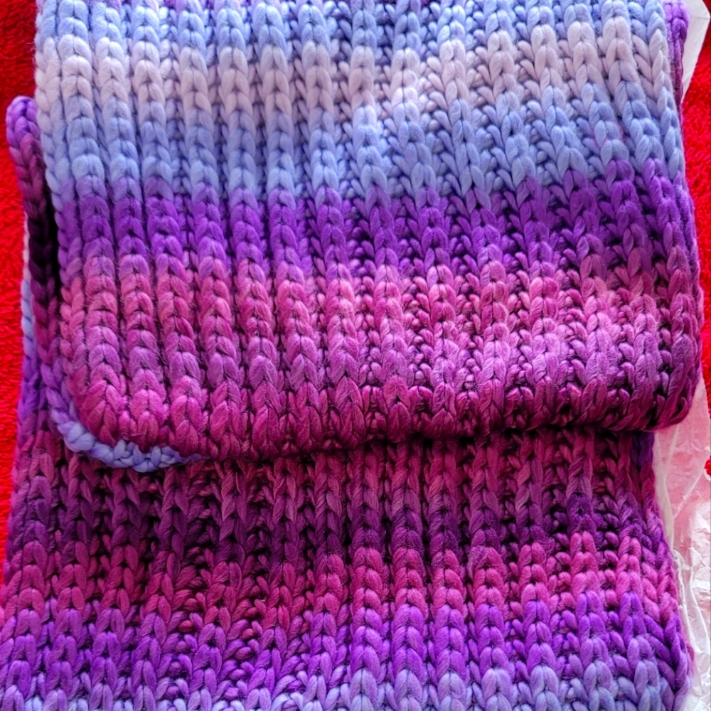 Purple Peace infinity scarf